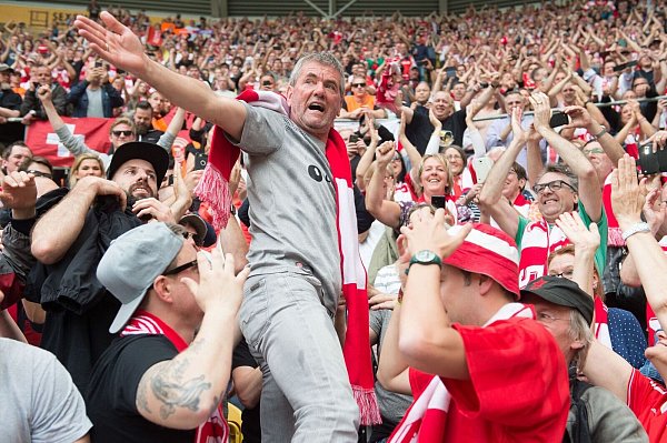 Funkels Aufstieg mit Fortuna Düsseldorf. - © Sebastian Kahnert/dpa