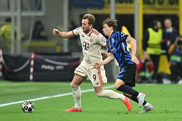 Star-Stürmer Harry Kane (l) tat sich gegen die Mailänder Defensive lange schwer. - © Sven Hoppe/dpa