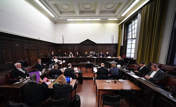 Es ist bereits der 22. Verhandlungstag im Landgericht Hamburg. - © Marcus Brandt/Pool dpa/dpa