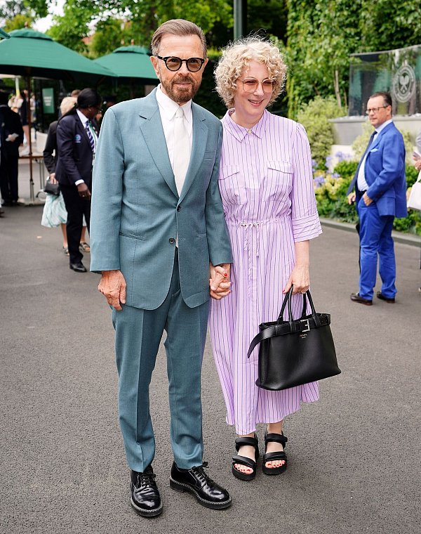 2024 heiratete Björn Ulvaeus die Dänin Christina Sas (Archivbild). - © Zac Goodwin/PA Wire/dpa