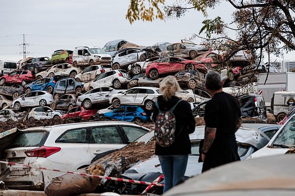 Das gewaltige Unwetter in Spanien richtete riesige Schäden an. (Archivbild) - © Carlos Luján/EUROPA PRESS/dpa