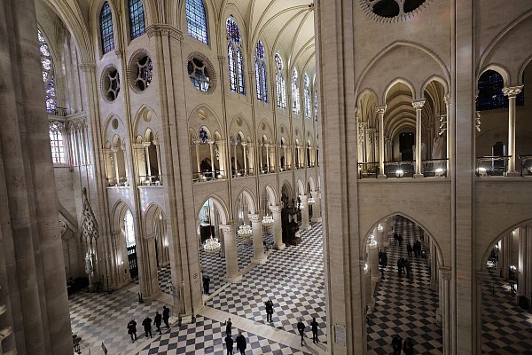 Am 7. Dezember wird Notre-Dame wiedereröffnet. - © Christophe Petit Tesson/EPA POOL/AP/dpa