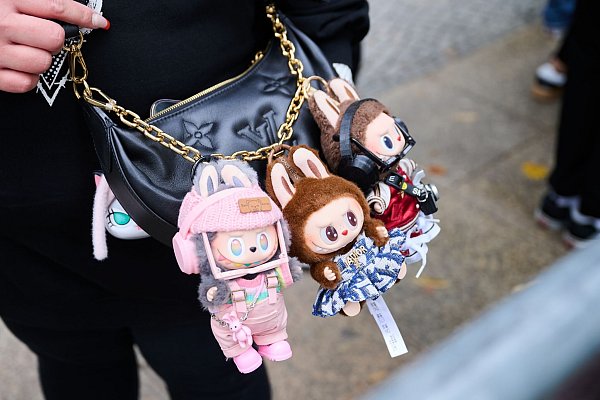 Die kleinen Plüschtier-Figuren Labubu lösten in diesem Jahr einen Hype aus. (Archivbild) - © Annette Riedl/dpa