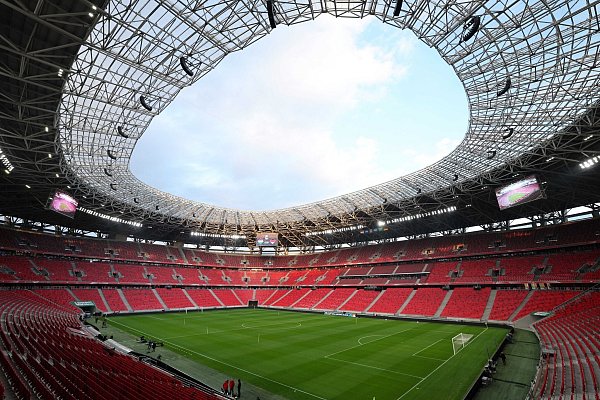 Finalstadion in Budapest: die Puskas-Arena. (Archivbild) - © Christian Charisius/dpa