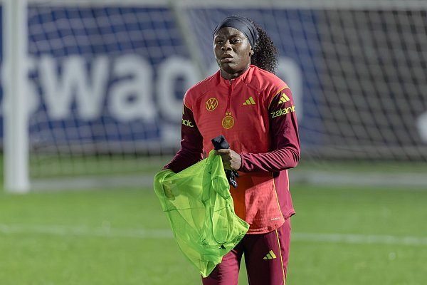 Ihre Torquote beim DFB ist ausbaufähig: In 29 Länderspielen traf Nicole Anyomi erst dreimal. - © Jürgen Kessler/dpa