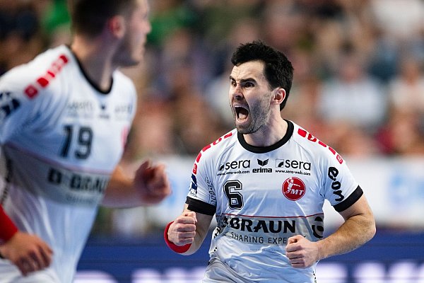 Melsungens Erik Balenciaga ist der kleinste Spieler der Handball-Bundesliga. - © Marius Becker/dpa