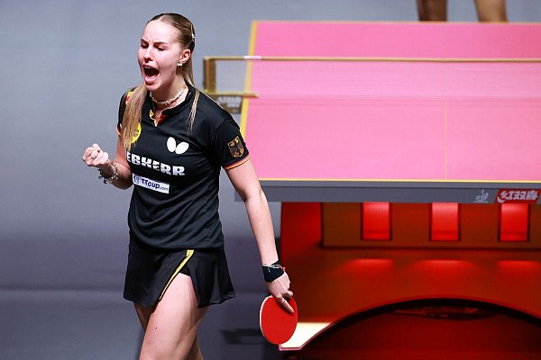 Kämpferisch trotz WM-Aus: Deutschlands Tischtennis-Hoffnung Annett Kaufmann. - © Liu Xu/XinHua/dpa