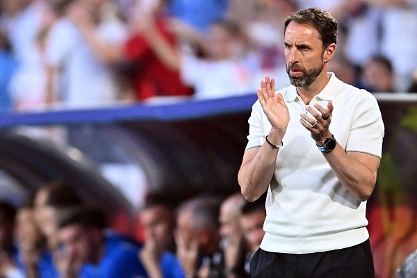 Das Team von Gareth Southgate konnte auch gegen Slowenien nicht überzeugen. - © Marius Becker/dpa
