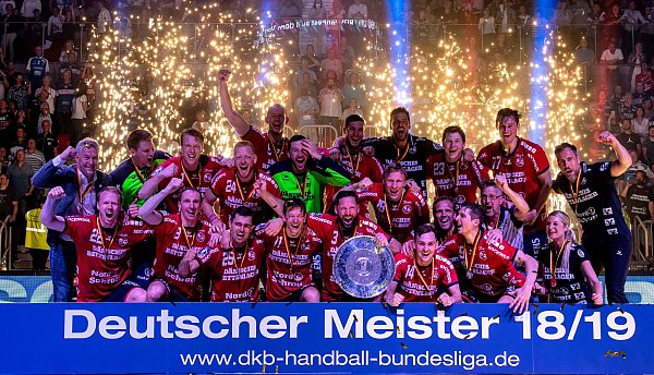 2019 holte die SG Flensburg-Handewitt letztmals den deutschen Meistertitel. - © Guido Kirchner/dpa