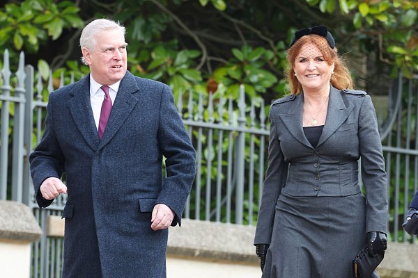 Prinz Andrew und seine Ex-Frau Sarah. (Archivbild) - © Chris Jackson/PA Wire/dpa