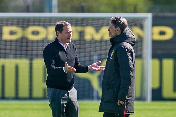Lars Ricken hält viel von der Arbeit von Trainer Niko Kovac - © Bernd Thissen/dpa