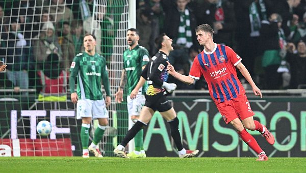 Jan Schöppner brachte Heidenheim in Bremen zurück ins Spiel. - © Carmen Jaspersen/dpa