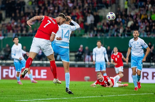 Arnautovic erzielte gleich vier Tore beim 10:0 der Österreicher gegen San Marino. - © Georg Hochmuth/APA/dpa