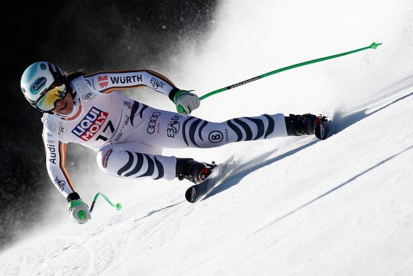 Ist in die Top Ten gefahren: Kira Weidle-Winkelmann. - © Gabriele Facciotti/AP/dpa