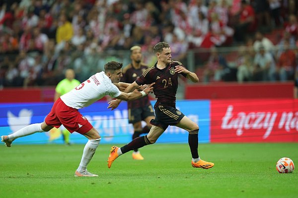 Die deutsche Nationalmannschaft ist zu Beginn der zweiten Halbzeit besser in die Partie gekommen. - © Christian Charisius/dpa