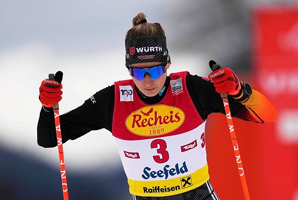 Ende in Oslo: Kombiniererin Svenja Würth tritt am Holmenkollen zum letzten Mal an. - © Matthias Schrader/AP/dpa