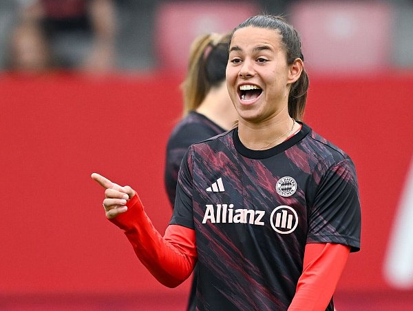 Ein bisschen Spaß muss sein: Lena Oberdorf. (Archivbild) - © Sven Hoppe/dpa