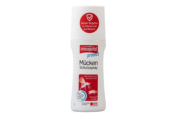 Platz zwei der Stiftung Warentest ist das «Protect Mücken Schutzspray» von Mosquito. - © Stiftung Warentest/dpa-tmn