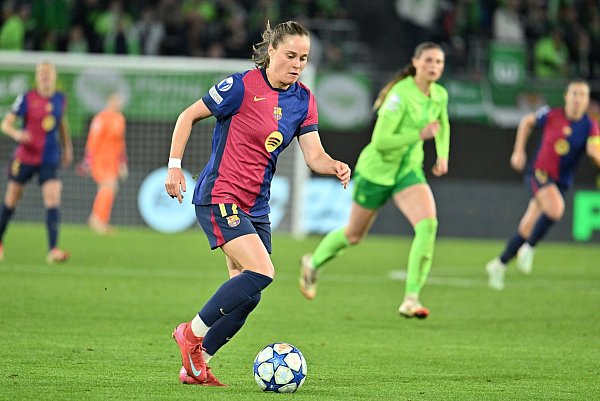 Früher Wolfsburg, jetzt Barcelona: Ewa Pajor. - © Swen Pförtner/dpa