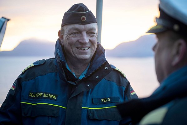 Erstmals setzte die Marine auch das Waffensystem Iris-T auf See ein. - © Philip Dulian/dpa