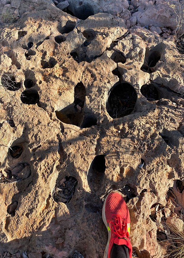 Wer in der Canyon-Landschaft des Nationalparks wandert, ist auf einem einstigen Riff unterwegs. - © Stefan Weißenborn/dpa-tmn