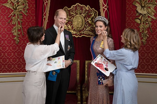 Madame Tussauds in London hat eine neue Figur von Prinzessin Kate enthüllt. - © Jonathan Short/Madame Tussauds L/PA Media/dpa