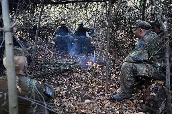 Medientag zur Basisausbildung bei der Bundeswehr - © Federico Gambarini/dpa