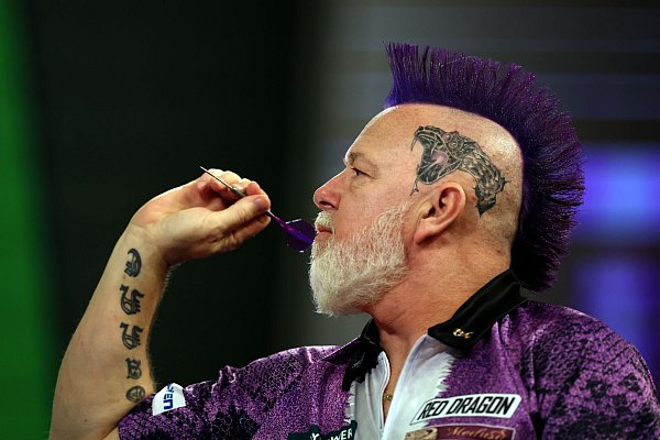 Will im Ally Pally überraschen: Ex-Weltmeister Wright. - © Steven Paston/PA Wire/dpa