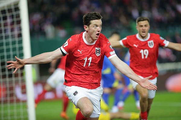 Ex-Bundesliga-Profi Michael Gregoritsch sicherte Österreich das WM-Ticket. - © Heinz-Peter Bader/AP/dpa