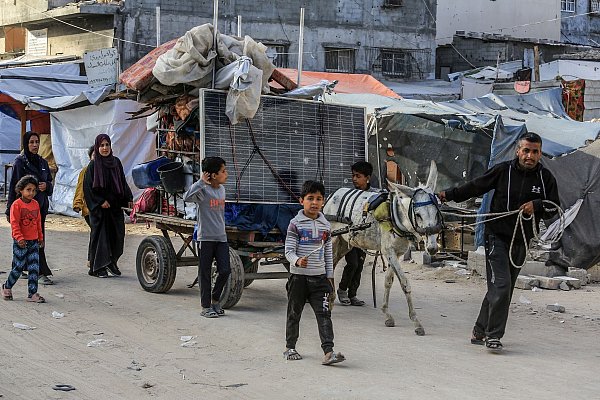 Die israelische Armee hatte jüngst alle Anwohner der Stadt Chan Junis im Süden des Gazastreifens aufgefordert, von dort zu fliehen. - © Abed Rahim Khatib/dpa