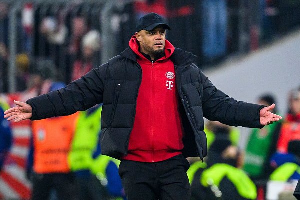 Trainer Vincent Kompany lobt das Verhalten von Leon Goretzka. - © Tom Weller/dpa