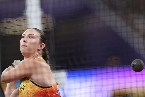 Hammerwerferin Aileen Kuhn wurde in ihrem ersten großen Finale Neunte. - © Oliver Weiken/dpa