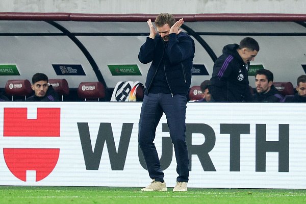 Bundestrainer Julian Nagelsmann sah einen anderen Spielverlauf als am Samstag beim berauschenden 7:0. - © Christian Charisius/dpa