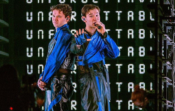 Marcus & Martinus aus Schweden stellen ihren Titel «Unforgettable» vor. - © Jens Büttner/dpa