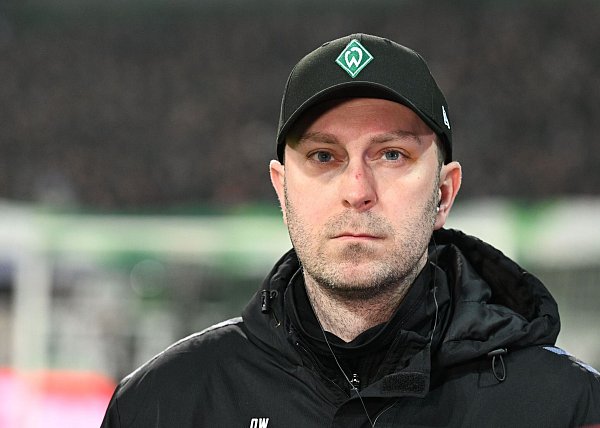 Trainer Ole Werner erlebte mit Werder Bremen einen bitteren Abend. - © Carmen Jaspersen/dpa