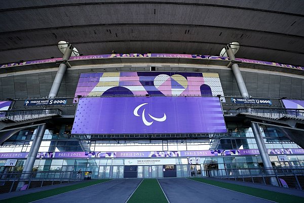 Die Paralympics in Paris mit dem Stade de France sind vor dem Start bereits auf Rekordkurs. - © Zac Goodwin/PA Wire/dpa