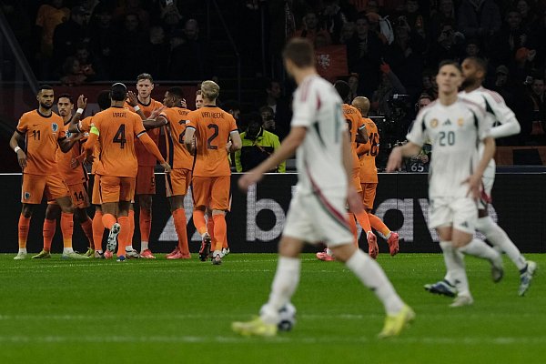 Die Niederlande gewinnen am Ende mit 4:0. - © Patrick Post/AP/dpa