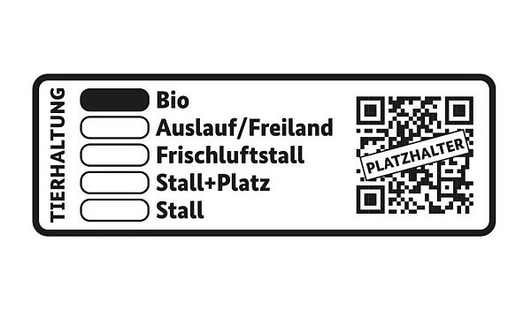 Das staatliche Logo soll zusätzliche Klarheit beim Fleischkauf bringen. (Archivbild) - © -/Bundesministerium für Ernährung und Landwirtschaft (BMEL)/dpa