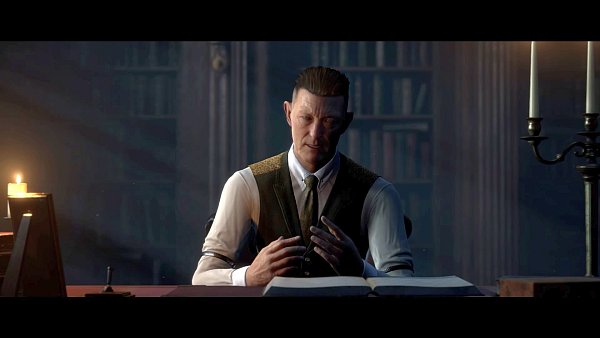 Der Kurator hält die Fäden in der Hand. Nicht nur von dieser Geschichte. Rätselhafter Typ. - © Bandai Namco