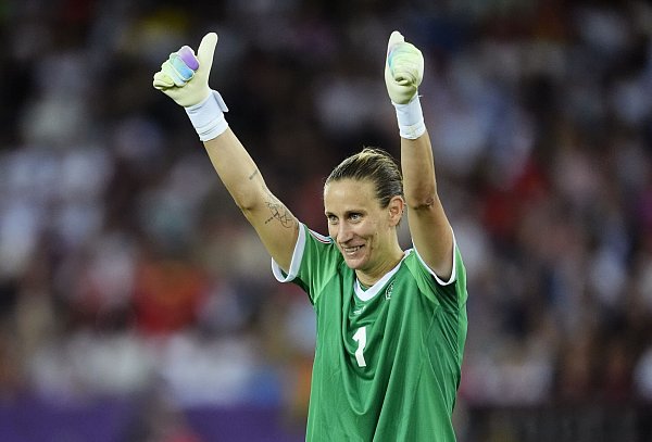 Ann-Katrin Berger könnte eine hohe Auszeichnung erhalten - © Nick Potts/PA Wire/dpa