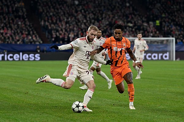 Konrad Laimer glich für den deutschen Meister aus - © David Inderlied/dpa