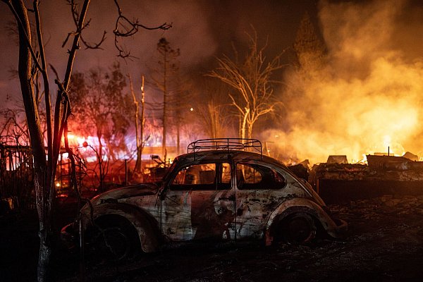 Menschen kamen bislang nicht zu Schaden. - © Stephen Lam/San Francisco Chronicle/AP/dpa