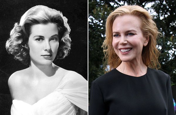 Suchte man für ihren Typ Frau und die stechend blauen Augen Ähnlichkeiten bei den Stars der goldenen Hollywood-Ära, dann erinnerte Kidman viele stets an Grace Kelly. (Archivbild-Kombo) - © picture alliance / dpa
