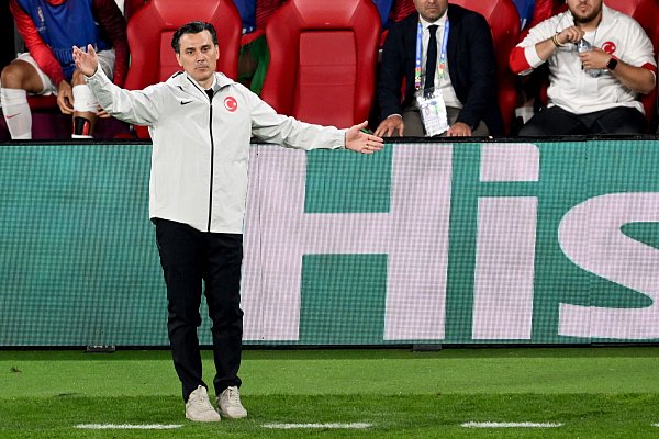 Der italienische Trainer Vincenco Montella ist seit September 2023 Trainer der türkischen Auswahl. - © Hendrik Schmidt/dpa