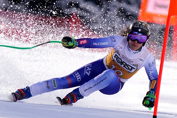 Federica Brignone war die beste Skifahrerin der vergangenen Saison. - © Piermarco Tacca/AP/dpa