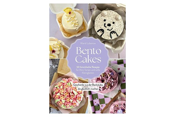«Bento Cakes: 50 himmlische Rezepte für Mini-Torten und süße Kleinigkeiten», Marid Lubenow, Christian Verlag, 144 Seiten, 24,99 Euro, ISBN 978-3-95961-940-0. - © Marid Lubenow/Christian Verlag/dpa-tmn
