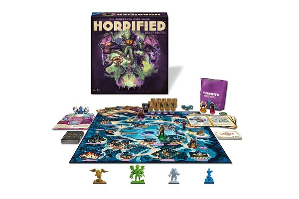 «Horrified: World of Monsters» ist für 1 bis 5 Spielende ausgelegt und dauert ca. 45-60 Minuten. - © Revensburger/dpa-tmn