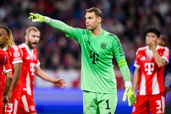 Manuel Neuer bei seinem 100. Champions-League-Sieg. - © Tom Weller/dpa