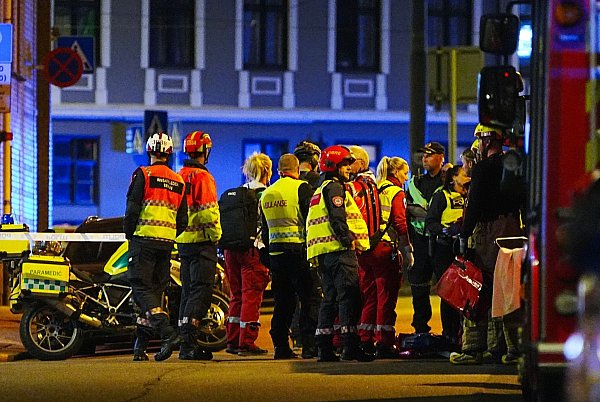 Im Zentrum von Oslo ist es am Abend zu einer Explosion gekommen. - © Terje Pedersen/NTB/dpa