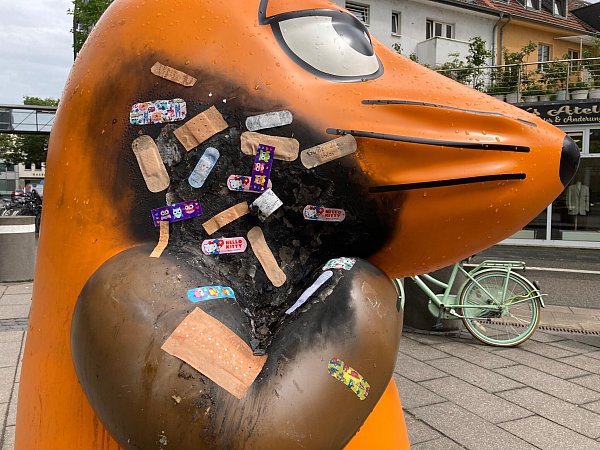 Wer hinter dem mutmaßlichen Brandanschlag steckt, ist noch nicht geklärt. - © Jonas-Erik Schmidt/dpa